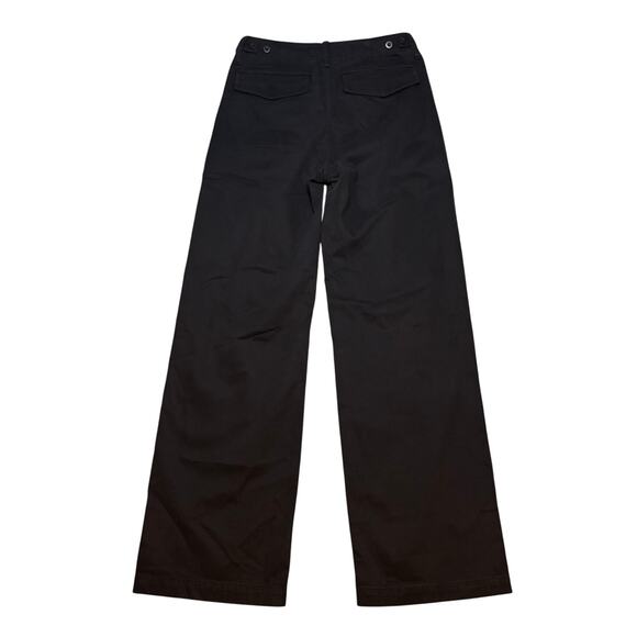 Madewell Low-Slung Baggy Utility Wide-Leg Pants Almost Black NWT 25 - Picture 7 of 9